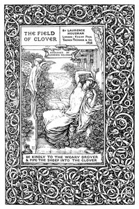 The Field of Clover のタイトル ページ、1899 年。 作： Clemence Housman