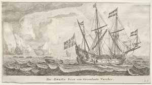 アムステルダムのさまざまな船と景色 (Verscheÿde Ships and Gesichten van Amstelredam)、パート II: グリーンランドの捕鯨船クロクマ
