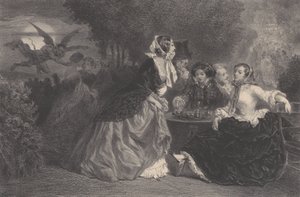 悪魔の娘、生き物、ca。 1848-62。 作： Célestin Nanteuil
