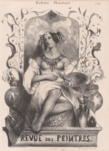 Revue de Peintres のタイトル ページ、1835 年。