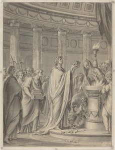 古代の犠牲 作： Clément Pierre Marillier