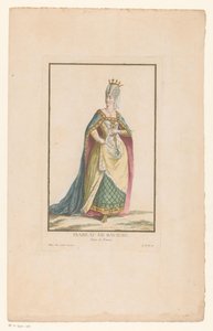 フランスの女王、バイエルンのイザベラの肖像 Isabeau de Baviere Reine de France (オブジェクトのタイトル) 作： Clément Pierre Marillier