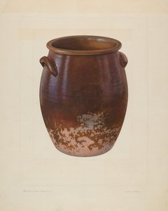 大きな土の壷 作： Clyde L. Cheney