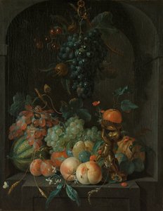 果物のある静物 作： Coenraet Roepel