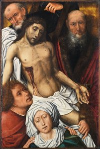 十字架からの降下c。 1500 作： Colijn de Coter