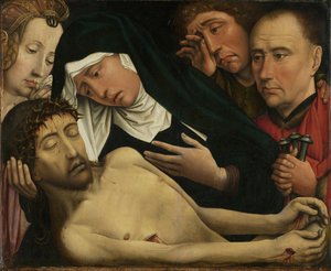 キリストを悼む、c。 1510 作： Colijn de Coter