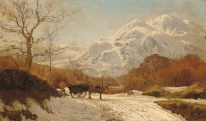 高山の風景に木を集める 作： Colin Hunter
