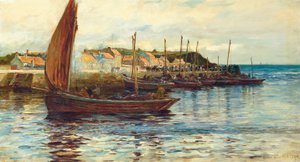 1892年のオーバン港での輸送 作： Colin Hunter
