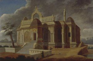 石象の霊廟、1788年 作： Colonel Francis Swain Ward
