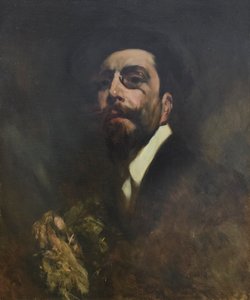自画像 作： Columbano Bordalo Pinheiro