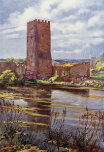 ニンファの中世の城の遺跡 作： Commendator Formilli
