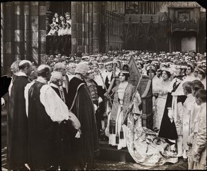 映画「Sixty Years a Queen」のスチール写真（1914年頃）（モノクロ写真