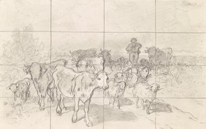 羊飼いと群れ 作： Conrad Bühlmayer