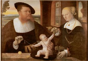 ユスティニアヌス・フォン・ホルツハウゼンとその妻アンナ（旧姓フュルステンベルク）の二重像 作： コンラッド・フェイバー・フォン・クロイツナッハ