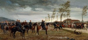メッツからの引き渡し、1876 作： Conrad Freyberg