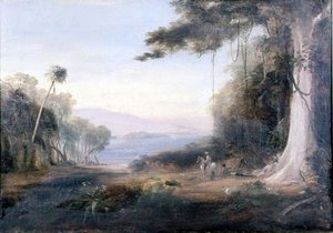 イリワラ湖の風景 作： Conrad Martens