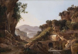 カーヴァデティッレーニ、1857年。 作： Consalvo Carelli