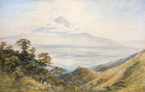 大富峠からの富士山 作： Constance Frederica Gordon Cumming
