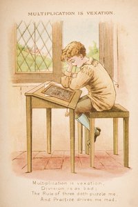 乗算はVexationであり、「Old Mother Goose&39;s Rhymes and Tales」から、Frederick Warne und Co.、c.1890s（chromolitho）によって発行されました。 作： Constance Haslewood