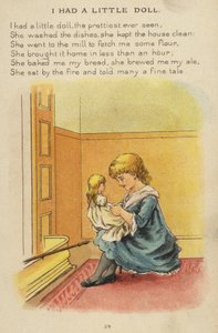 童謡の私は小さな人形を持っていた（クロモリト 作： Constance Haslewood