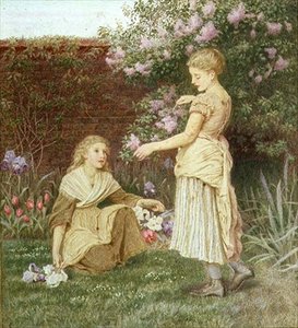 庭園にて 作： Constance Phillott