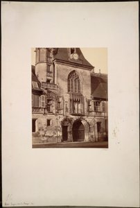 ブールジュのホテル ジャック クール、c. 1865年。 作： Constant Alexandre Famin