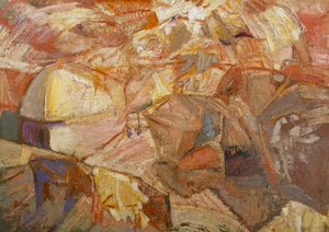 デボンシャーの収穫風景 作： Constant Permeke