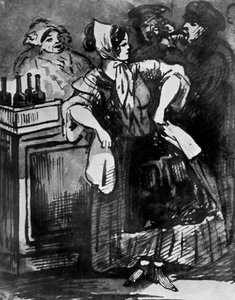 ルコントワール、19世紀、1930年。 作： Constantin Guys