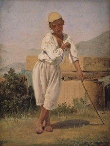 羊飼いの男の子。 ポンペイ 作： Constantin Hansen