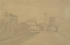 ヴィラ アルバーニの庭園で 作： Constantin Hansen