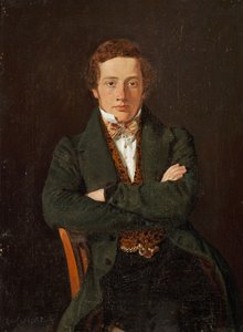 マルティン・ハメリッヒ（1811-1881）後の教授の肖像、縦3/4、正面 作： コンスタンティン・ハンセン