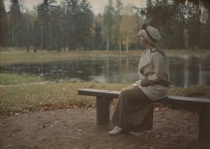 オルガ・ヴィクトロヴナ・ドミトリエフ、1907年。 作： Constantin Mitrofanovitsh Flórinsky