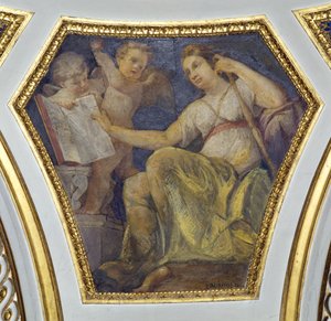 ラ・サピエンツァ（4つの枢機卿の美徳 作： Constantino Brumidi