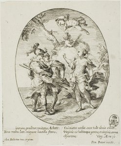 アイネイアス、ヴィーナス、アチャテス 作： Conte Pietro Antonio Rotari
