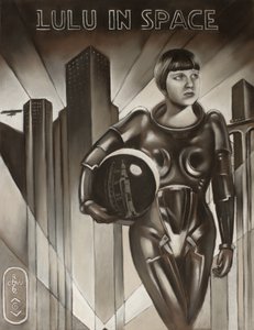 アール・デコ・シティの宇宙飛行士 作： Corné Akkers