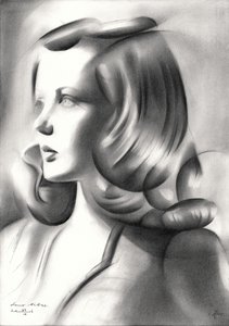 クラシックな女性のプロフィール 作： Corné Akkers