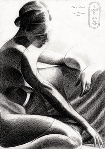 瞑想する女性の姿