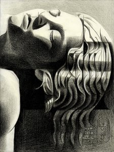 穏やかな女性の肖像 作： Corné Akkers