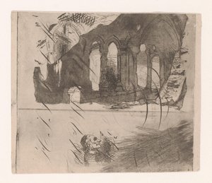 修道院の遺跡 作： Corneille Seghers