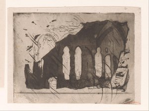 修道院の遺跡 作： Corneille Seghers