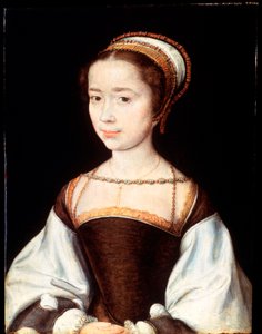 女性の肖像画、1530年代。 作： Corneille de Lyon