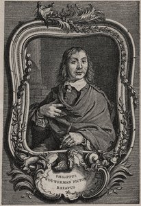 フィリップス・ワウエルマン（フィリップス・ワウエルマン）の肖像 1619-1668年 オランダ人画家 - コルネリス・ヴィッシャーの後にニコラ＝ガブリエル・デュプイが彫ったもの。 作： Cornelis (after) Visscher