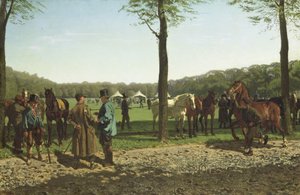 ハーグのマリエバーンのホース フェア 作： Cornelis Albertus Johannes Schermer