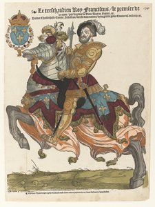 馬に乗ったフランシス1世の肖像 作： Cornelis Anthonisz. (manner of)