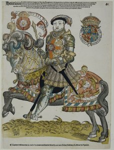 イングランドのヘンリー 8 世の肖像 作： Cornelis Anthonisz. (manner of)
