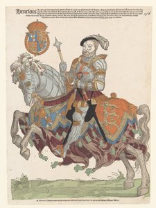 イングランドのヘンリー 8 世の肖像 作： Cornelis Anthonisz. (manner of)