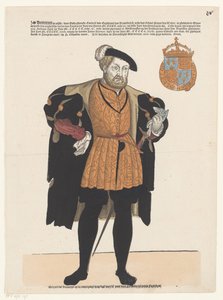 イングランドのヘンリー 8 世の肖像 作： Cornelis Anthonisz. (manner of)