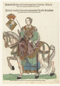 馬に乗ったイザベラ王女の肖像 作： Cornelis Anthonisz. (manner of)