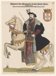馬に乗ったポルトガルのジョン 3 世の肖像 作： Cornelis Anthonisz.