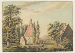 ニュー ユトレヒト、ロングアイランド、アメリカのビュー 作： Cornelis Apostool